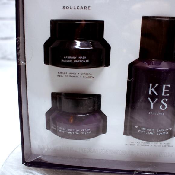 Keys Soulcare Skin & Soul Starter Set‎ 4 Piece Set Exfoliant Cleanser Cream Mask - Picture 3 of 5